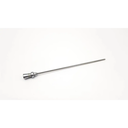 Richard Wolf 8852.17 sleek metallic 3.1mm trocar with slender shaft and tapered cylindrical handle for surgical use