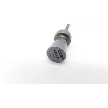 Gray metallic caliper with engraved markings and cylindrical handle for richard wolf 3.1mm cannula device