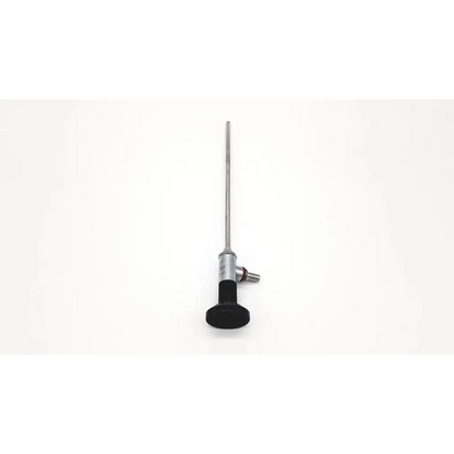 Richard wolf 8853.42 25° cystoscope da24-16 with silver and black metallic shaft and textured grip handle