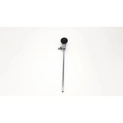 Silver surgical laryngoscope with black knob at top for richard wolf 8853.42 25° cystoscope da24-16 use