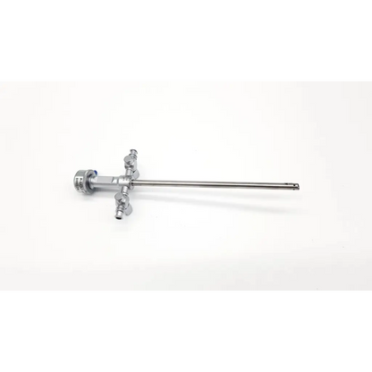 Silver richard wolf cystoscope da24-94 with long slender shaft and multiple articulated joints at handle end