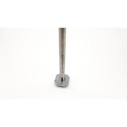 Richard wolf 8934.95 surgical instrument is a sleek metallic cylindrical tool with a hexagonal base and engraved markings