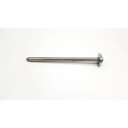 Richard Wolf 8934.95 silver metallic surgical instrument with cylindrical shaft and t-shaped handle for precision use