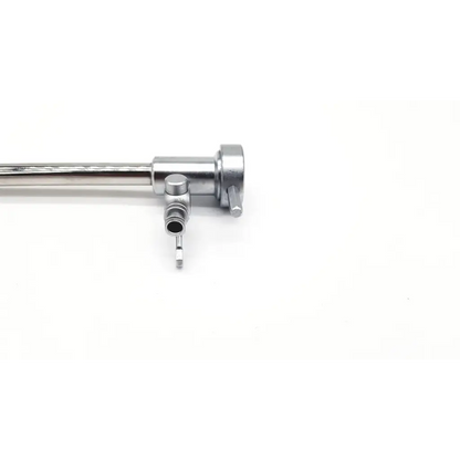 Silver metallic richard wolf endoscope sheath da24-96 da54-36 with cylindrical shaft and articulated joint mechanism