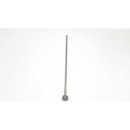 Richards 11-2428 buck femoral cement restrictor inserter 14 inch silver metallic drill bit with knurled handle and pointed tip