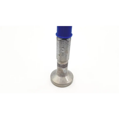 Silver metallic sinuscope da46-93 with blue plastic handle and engraved markings for medical use by richards 23-0851