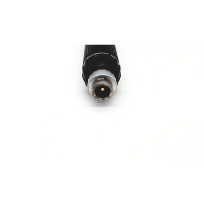Black and silver riester type c battery handle with magnetic flashlight and textured grip for secure use