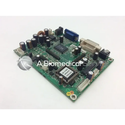 Green circuit board with black and silver components featuring a central processor chip for rtd2523 kh10640d0g rev d trl lvds ad board