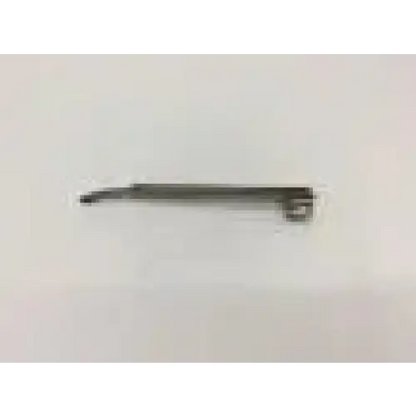 Black metal key with simple elongated design and rectangular head for rusch focs mill-3 stainless steel laryngoscope fiber optic blade