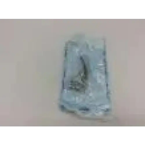 A translucent blue package containing a small dark object for rusch mac-2 stainless steel laryngoscope fiber optic blade