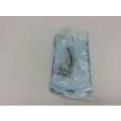 A translucent blue package containing a small dark object for rusch mac-2 stainless steel laryngoscope fiber optic blade