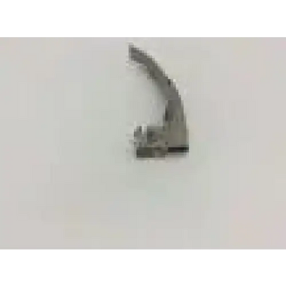 Silver curved stainless steel laryngoscope handle with metallic finish for rusch mac-3 steel laryngoscope fiber optic blade