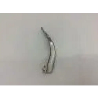 Silver-colored metal rusch macintosh mac 4 fiber optic laryngoscope blade with bulb for precise airway visualization