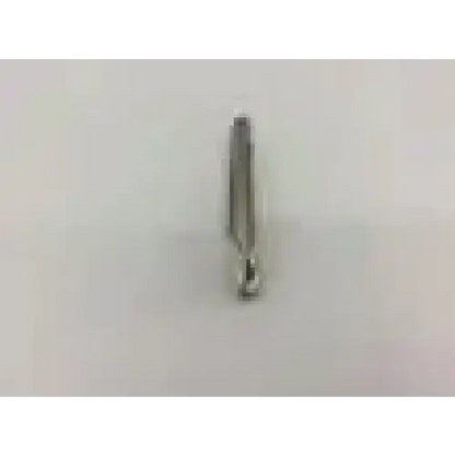 Silver metallic wallet chain shown with the rustch mill-2 stainless steel laryngoscope fiber optic blade laryngoscope
