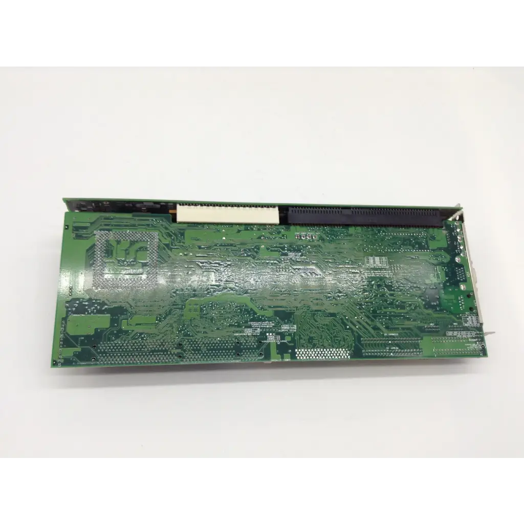 Green rectangular b930066tab1658825 industrial mainboard with intricate silver traces and electronic components