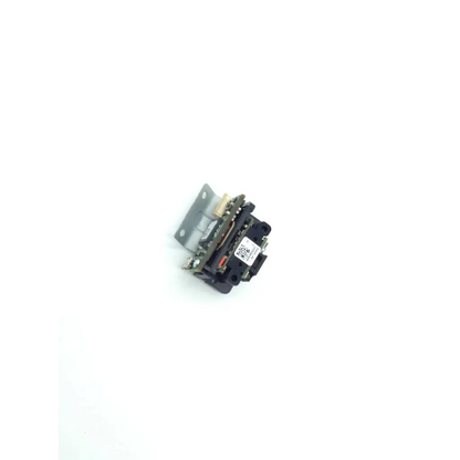 Black plastic and metal car door latch assembly with white label for scan engine module accessories n5680sr-br0-212 replacement parts