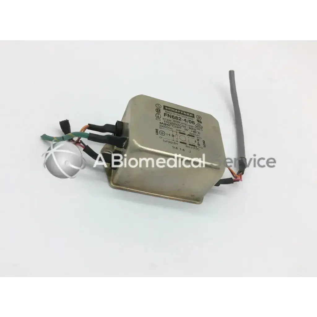 Schaffner EMC Power Line Filter 0Hz to 400Hz 4A 250VAC