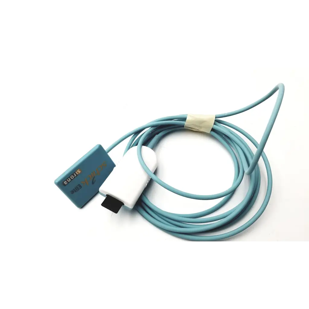 Teal schick elite sirona replacement usb cable with white connector and blue stone adapter for elite sirona devices