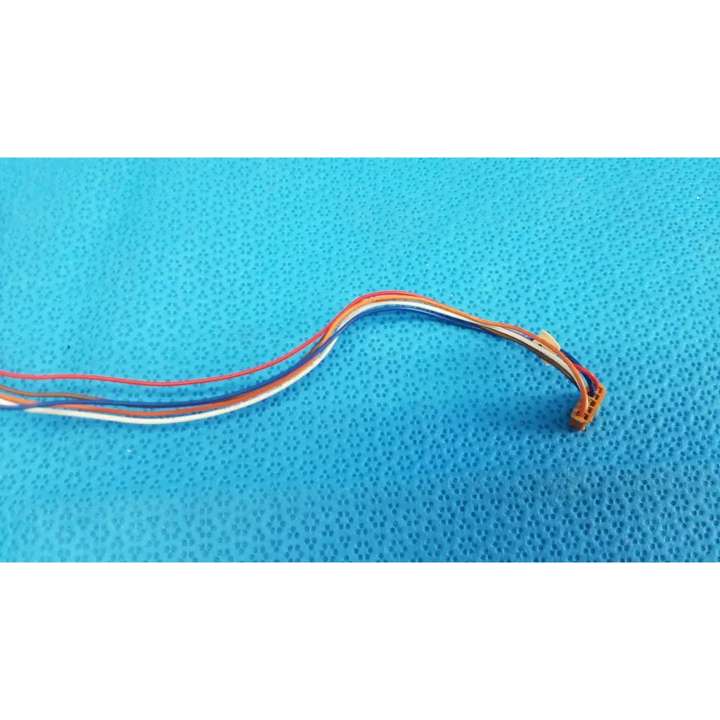 Seiko Epson STP-35N148SV internal shutter stepper motor assembly with multi-colored ribbon cable and orange connector for Topcon retinal camera