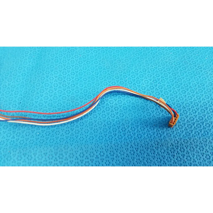 Seiko Epson STP-35N148SV internal shutter stepper motor assembly with multi-colored ribbon cable and orange connector for Topcon retinal camera