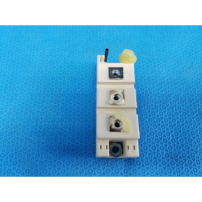Semikron SKM195GB066D white plastic igbt power module with metallic terminals and small yellow cap on top