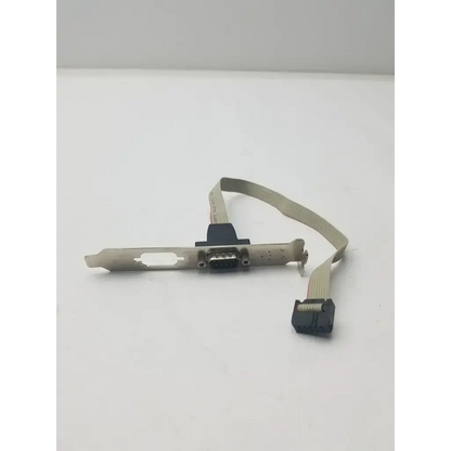 Generic Serial 9 Pin DB9 RS232 Motherboard Com Port Ribbon Cable Connector Slot Bracket RS232 Serial Port Bracket Cable, second-hand product photo 5