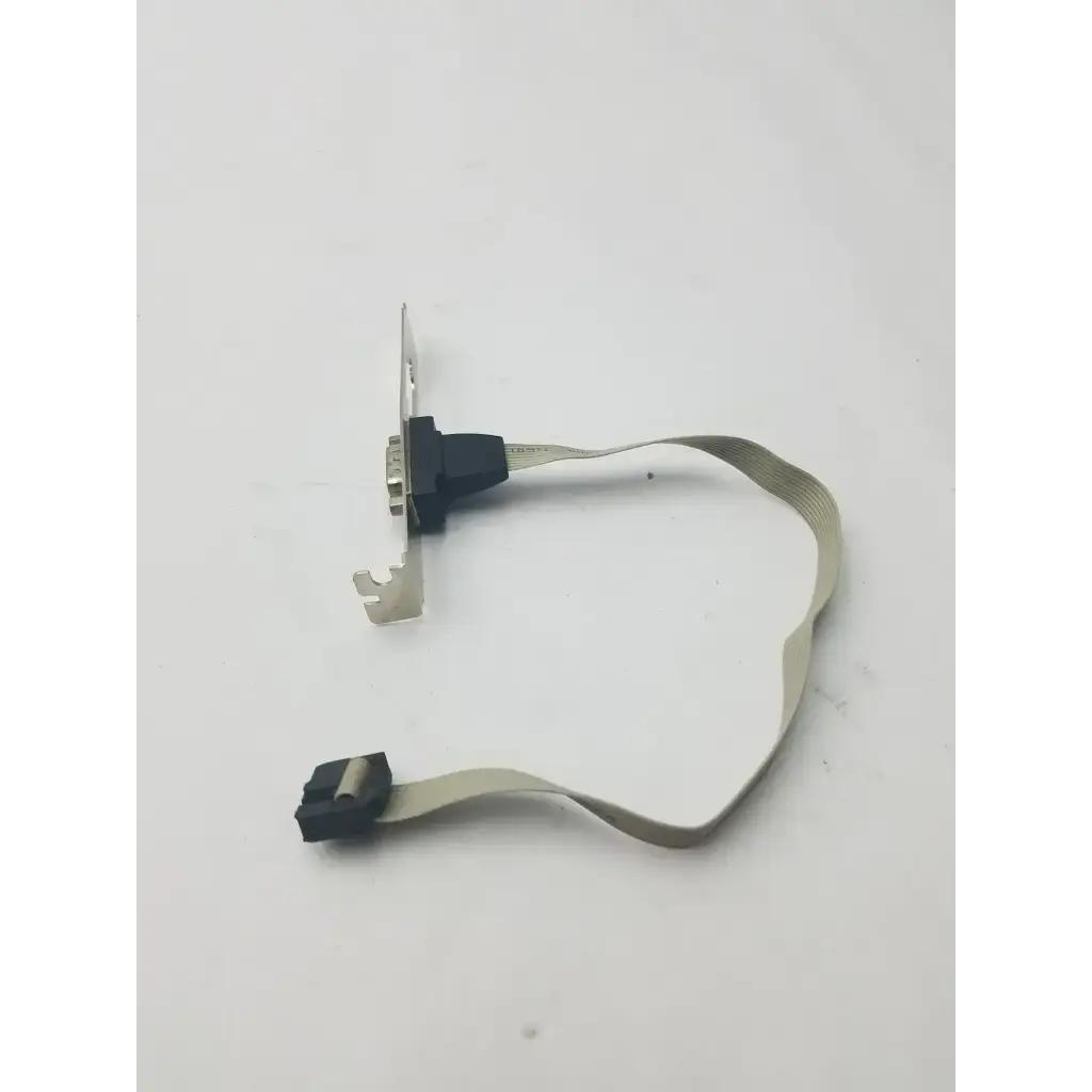 Generic Serial 9 Pin DB9 RS232 Motherboard Com Port Ribbon Cable Connector Slot Bracket RS232 Serial Port Bracket Cable, second-hand product photo 3