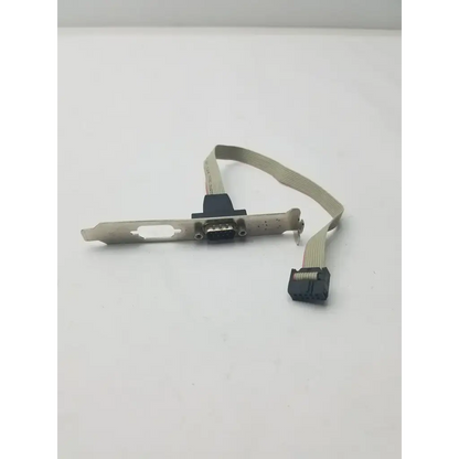 Generic Serial 9 Pin DB9 RS232 Motherboard Com Port Ribbon Cable Connector Slot Bracket RS232 Serial Port Bracket Cable, second-hand product photo 4