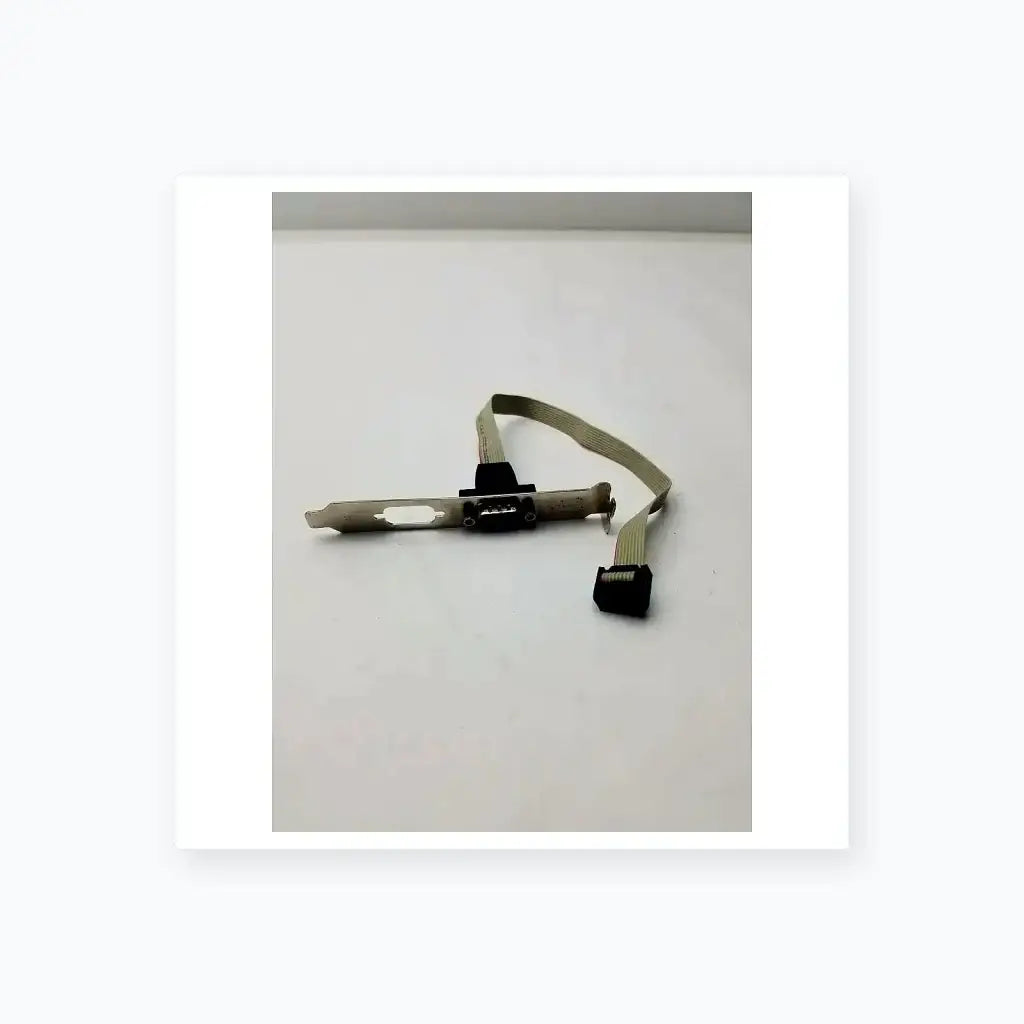 Generic Serial 9 Pin DB9 RS232 Motherboard Com Port Ribbon Cable Connector Slot Bracket RS232 Serial Port Bracket Cable, second-hand product photo 4