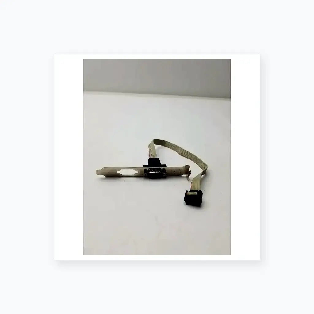 Generic Serial 9 Pin DB9 RS232 Motherboard Com Port Ribbon Cable Connector Slot Bracket RS232 Serial Port Bracket Cable, second-hand product photo 6