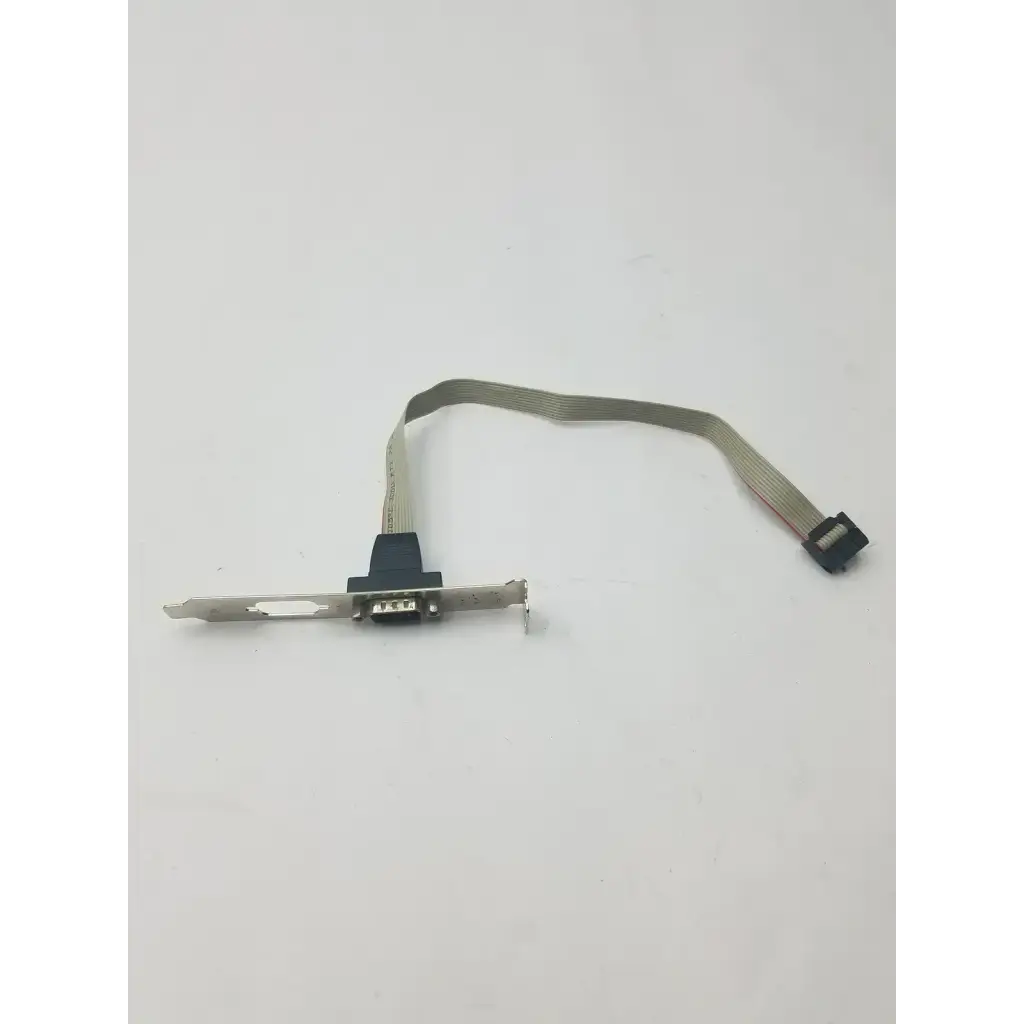 Generic Serial 9 Pin DB9 RS232 Motherboard Com Port Ribbon Cable Connector Slot Bracket RS232 Serial Port Bracket Cable, second-hand product photo 2