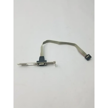 Generic Serial 9 Pin DB9 RS232 Motherboard Com Port Ribbon Cable Connector Slot Bracket RS232 Serial Port Bracket Cable, second-hand product photo 2
