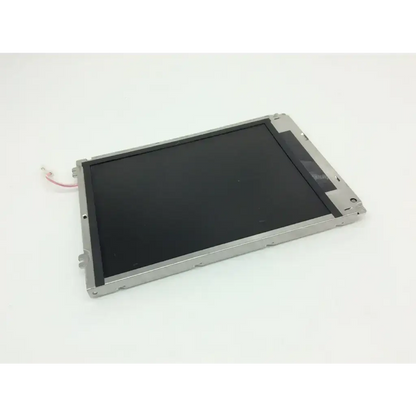 Silver-framed sharp lcd lq084v1dg21 screen module with black display panel and visible wiring for electronic use