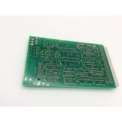 Green rectangular printed circuit board with silver traces and mounting holes for sharplan surgicenter 40w 20c co2 laser CPU interface