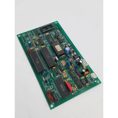 Green rectangular shekel arsh-05 c.s control board with black integrated circuits and capacitors for board bbcb2-11 22523sm