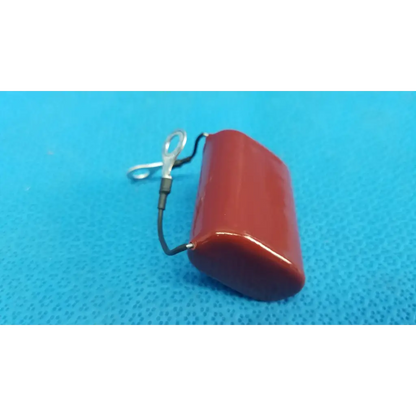 Red rectangular mpp film capacitor 4.7k 630v with silver clip and black wire for topcon retinal camera use