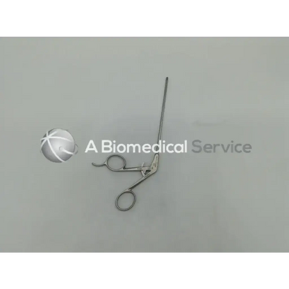 Stainless steel shutt linvatec surgical arthroscopic grasping forceps with curved handles and slender tip