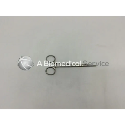 Sterling silver sicoa ns012463 forceps hemo surgical scissors with rounded handles and polished finish