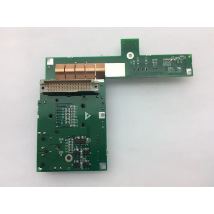 Siemens e539u a300 et302 i/o board green printed circuit board with copper connectors and silver solder points