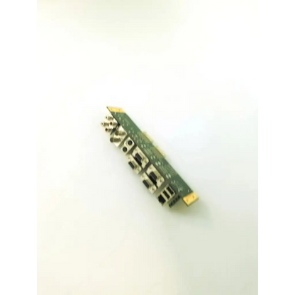 Green pci express expansion card with gold-plated edges and multiple ports for siemens medical solutions acuson x300-i0-sub