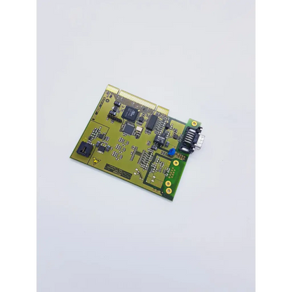 Siemens pci266 green circuit board with gold edge connector and black electronic components for nibp assembly board