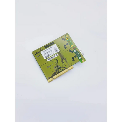 Green samsung wireless network card with gold contacts and white label for siemens pci266 nibp assembly board use