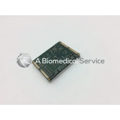 Green rectangular siemens rapid point series monitor processor board with gold connectors and electronic components