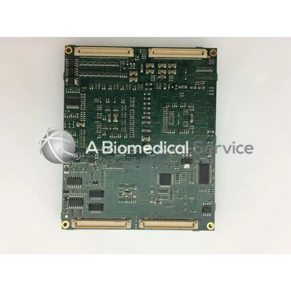 Green siemens rapid point series monitor processor board with gold connectors and electronic components for monitoring use