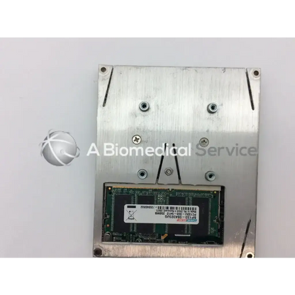 Silver metallic siemens rapid point series monitor processor board enclosure with green circuit board and black text label