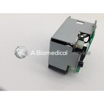 Gray metallic siemens sonoline g50 a07-1 power source with green circuit board and black components in back view