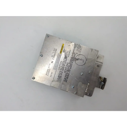 Silver metallic siemens e148623m industrial control module with screws labels and stamped logo for c-arm systems