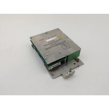 Silver metallic industrial control module with green circuit board and multiple connectors for siemens e148623m c-arm