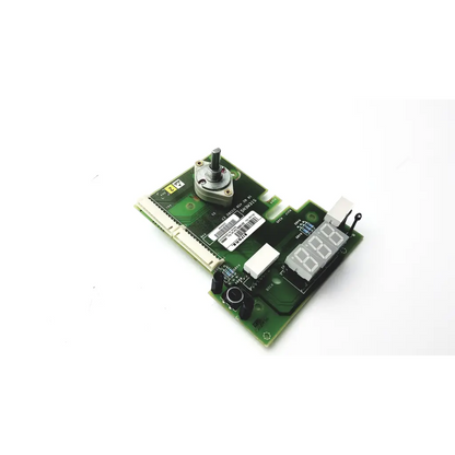 Green circuit board with digital display and rotary encoder for sirona d3302 dental unit regulator board 3313900