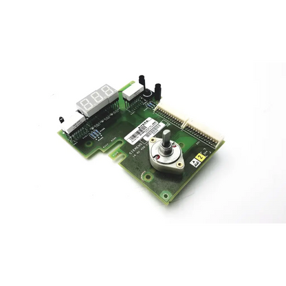 Green siemens sirona d3302 dental unit regulator board with digital display and rotary encoder for x-ray control